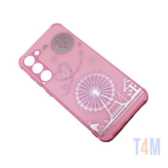 Capa Duro Designer para Samsung Galaxy S23 Rosa